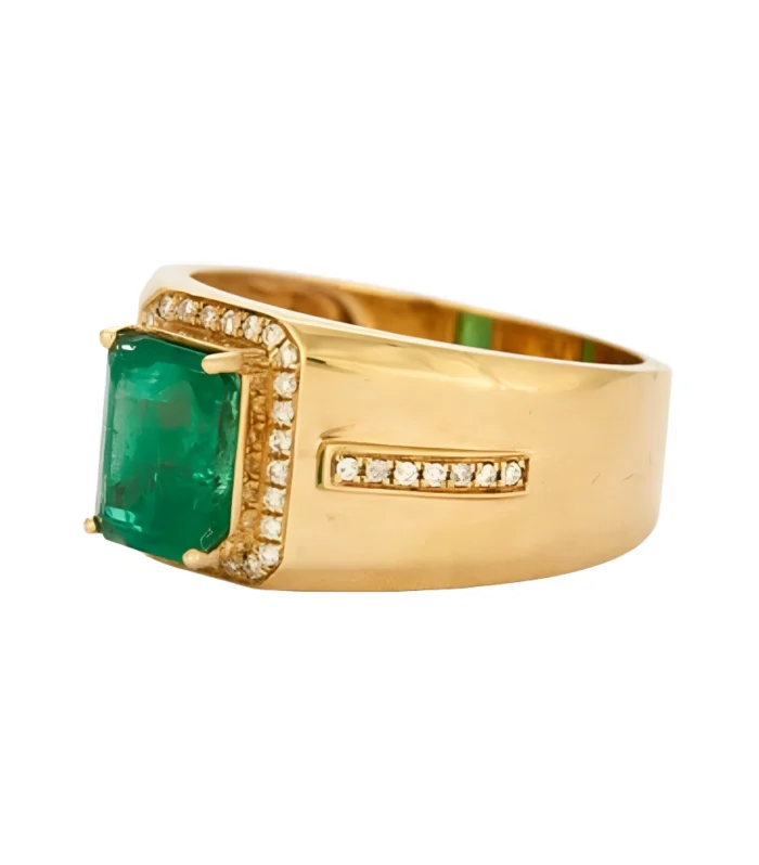 Warm Emerald Ring
