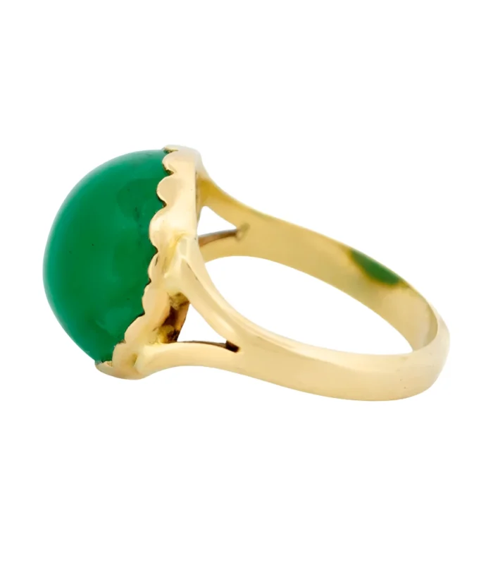 Emerald Solitaire Ring