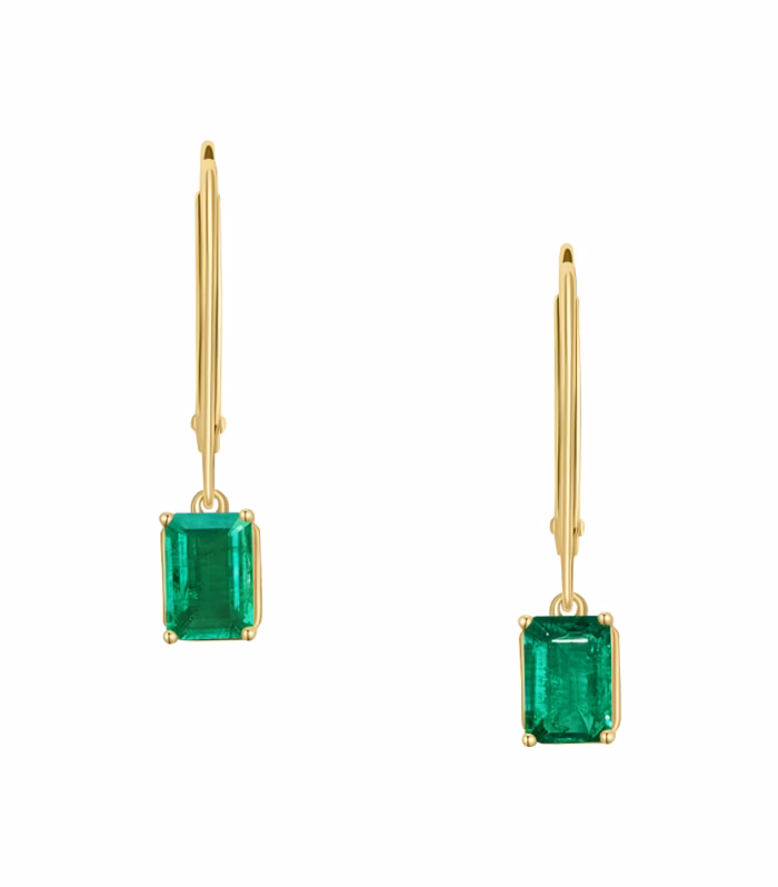 Emerald Drop Earring