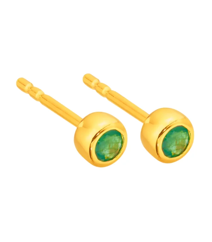 Emerald Stud Earring