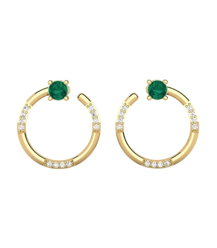 Emerald Light Earring