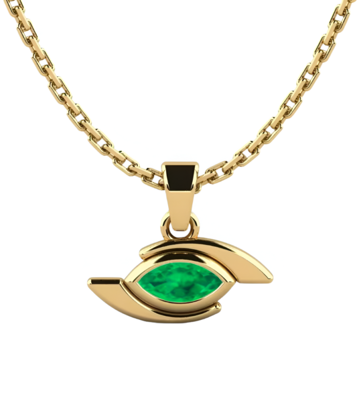 Vision Green Emerald Necklace
