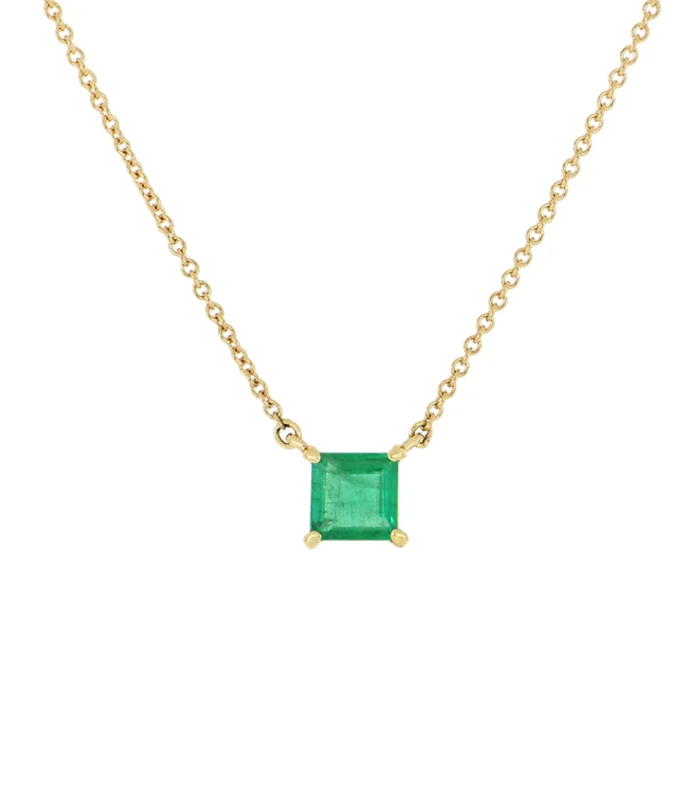Round Emerald Choker