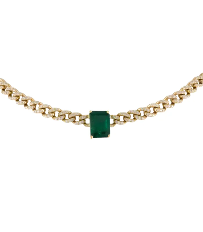 Brilliant Emerald Choker