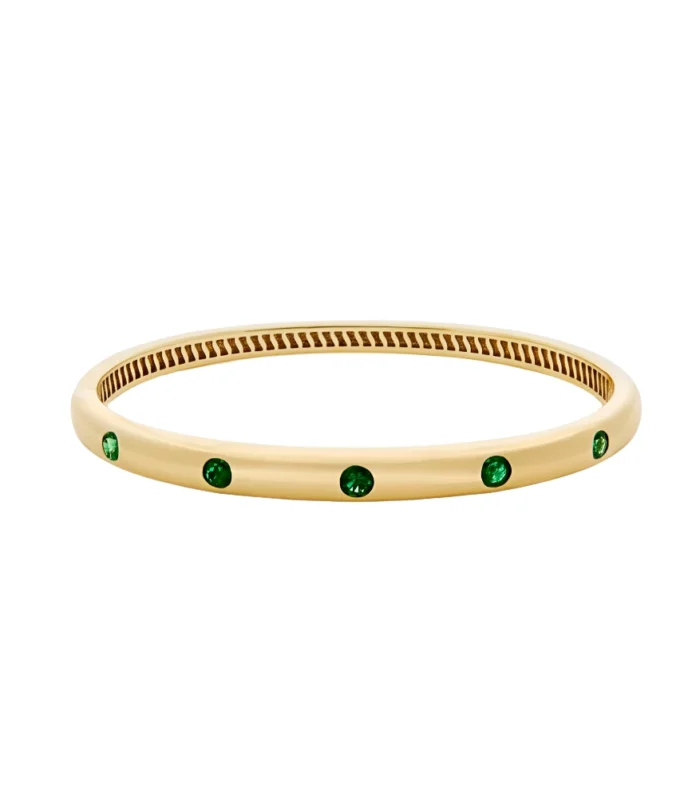 Vintage Emerald Gold Bracelet