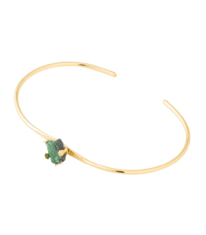 Emerald Gold Touch Bracelet