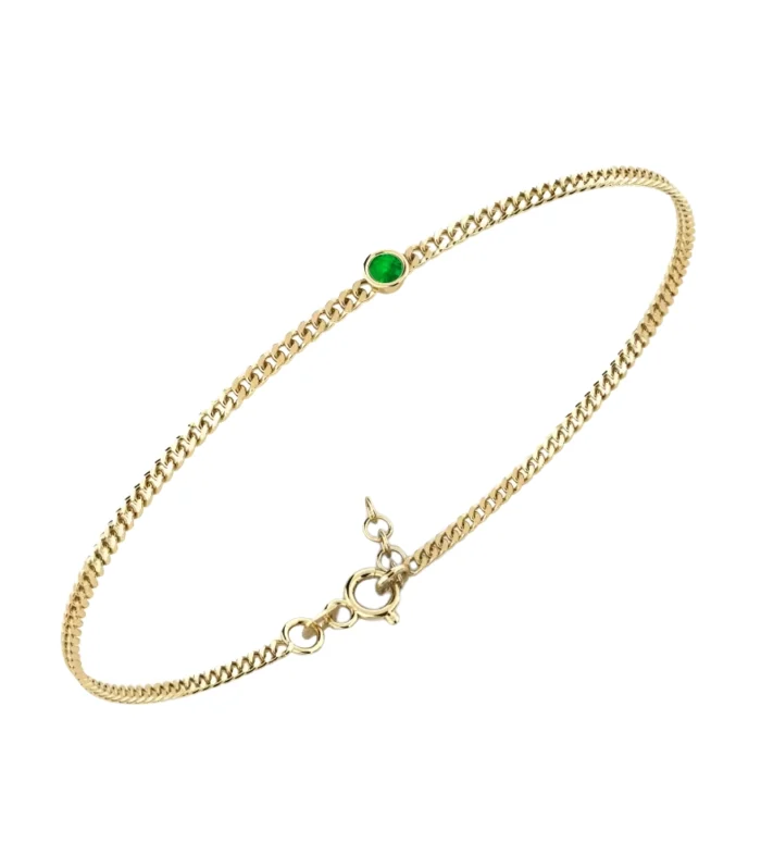 Emerald Gold Grace Bracelet