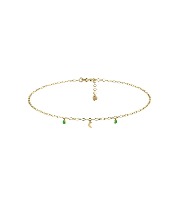 Golden Moon Anklet