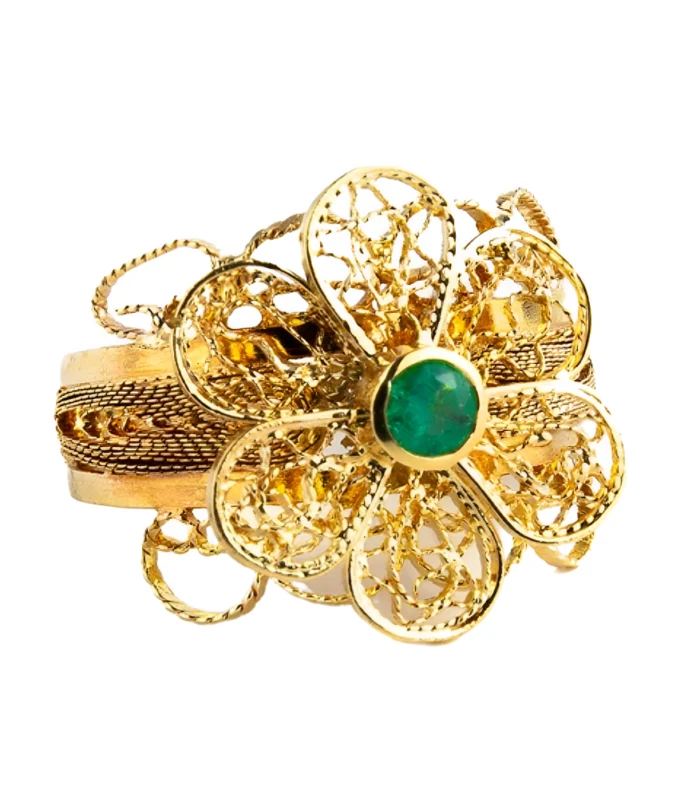 Emerald Breeze Ring