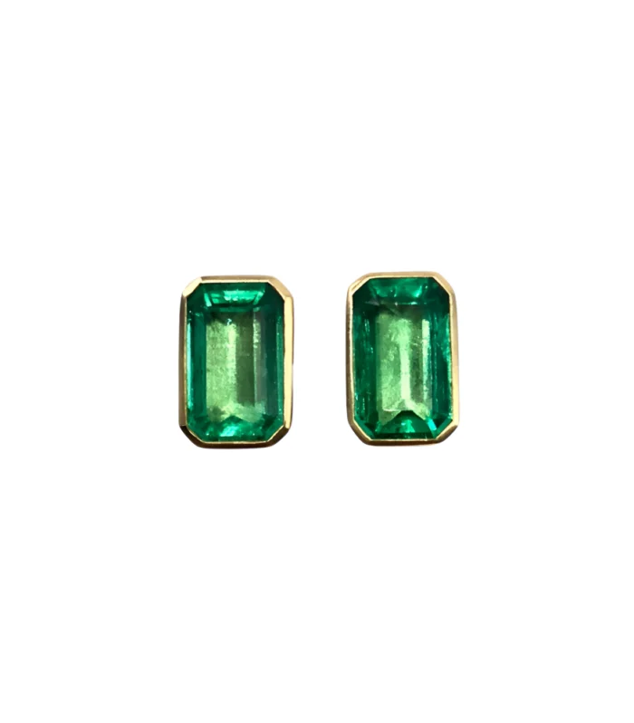 Emerald Moon Earring