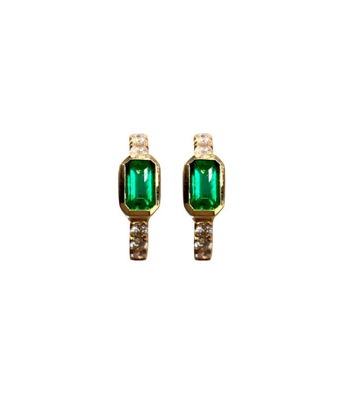 Emerald Love Earring
