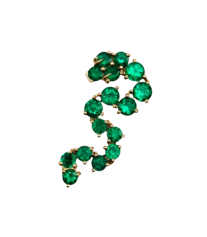 Emerald Pearl Earring
