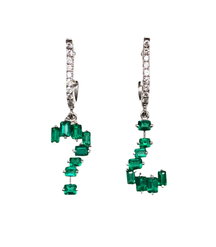 Emerald Phoenix Earring