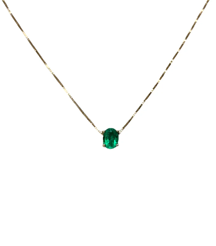 Precious Emerald Necklace