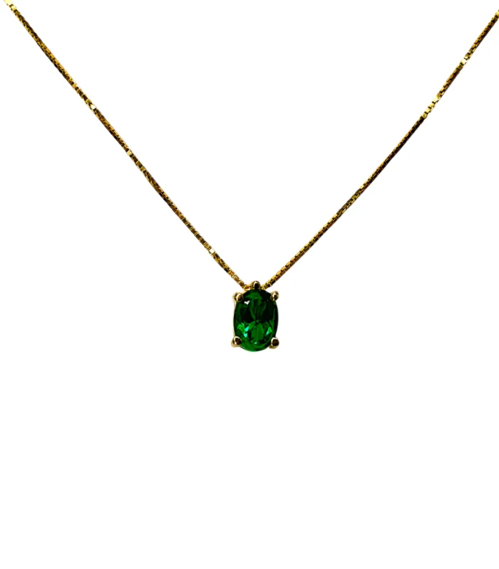 Emerald Balance Necklace