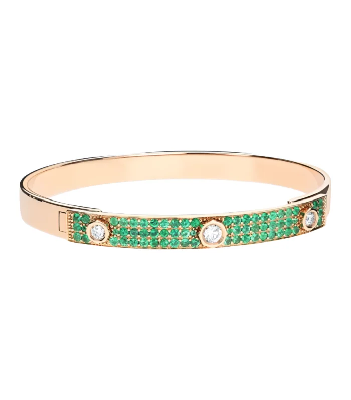 Emerald Reflection Bracelet